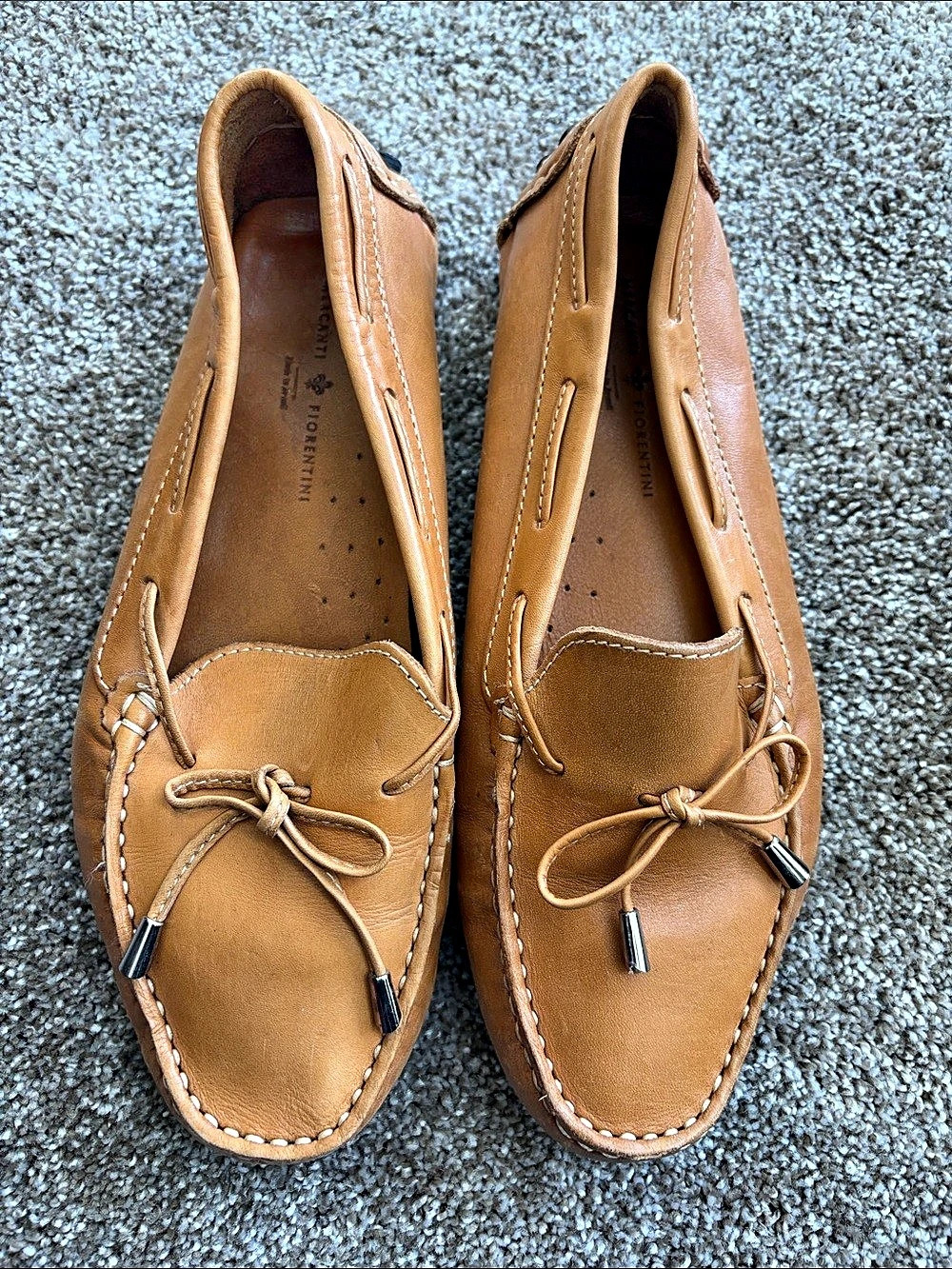 Leather Boat Shoes Brown US 8.5